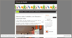 Desktop Screenshot of forunsdasaude.wordpress.com