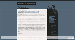 Desktop Screenshot of midlifeandtreachery.wordpress.com