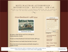 Tablet Screenshot of metzauto.wordpress.com