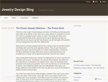 Tablet Screenshot of jewelrydesignblog.wordpress.com