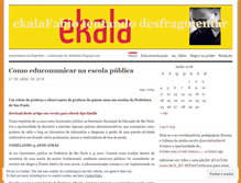 Tablet Screenshot of ekalafabio.wordpress.com