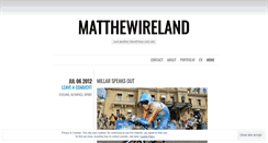 Desktop Screenshot of matthewireland.wordpress.com