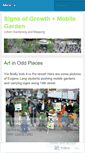 Mobile Screenshot of growingspace.wordpress.com