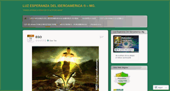 Desktop Screenshot of luzesperanzaiberoamerica.wordpress.com