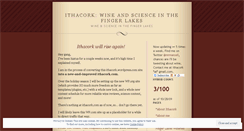 Desktop Screenshot of ithacork.wordpress.com