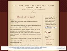 Tablet Screenshot of ithacork.wordpress.com