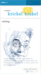 Mobile Screenshot of krickelkrakel.wordpress.com