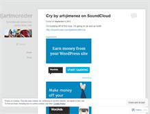 Tablet Screenshot of djartmoroder.wordpress.com