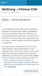 Mobile Screenshot of moshang.wordpress.com