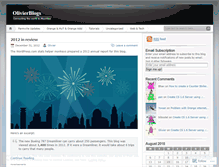 Tablet Screenshot of olivierblogs.wordpress.com