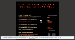 Desktop Screenshot of cgtunisonovigo.wordpress.com