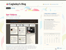 Tablet Screenshot of cagladayi.wordpress.com