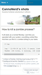 Mobile Screenshot of cannonerd.wordpress.com