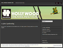 Tablet Screenshot of hollywoodsnow.wordpress.com