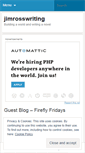 Mobile Screenshot of jimrosswriting.wordpress.com