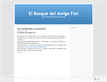 Tablet Screenshot of elbosquedelamigofiel.wordpress.com