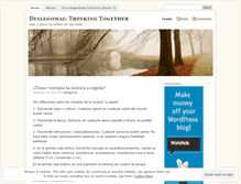 Tablet Screenshot of dialegomai.wordpress.com