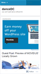 Mobile Screenshot of dancedc.wordpress.com