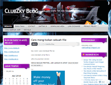 Tablet Screenshot of clubzky.wordpress.com