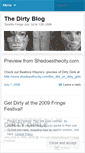 Mobile Screenshot of dirtygirlsfringe.wordpress.com