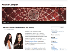 Tablet Screenshot of keratincomplexblog.wordpress.com