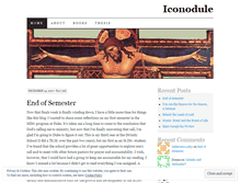 Tablet Screenshot of iconodule.wordpress.com