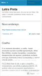 Mobile Screenshot of letrapreta.wordpress.com