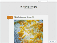 Tablet Screenshot of imhappyandgay.wordpress.com