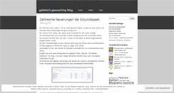 Desktop Screenshot of gallotia.wordpress.com