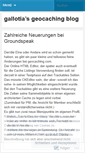 Mobile Screenshot of gallotia.wordpress.com