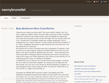 Tablet Screenshot of nannybrunettel.wordpress.com