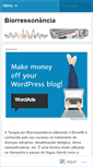 Mobile Screenshot of bioressonancia.wordpress.com