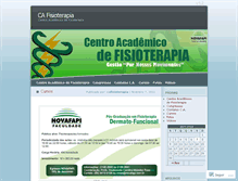 Tablet Screenshot of cafisioterapia.wordpress.com