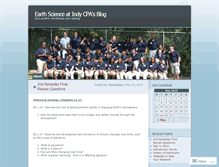 Tablet Screenshot of cpascience.wordpress.com