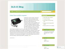 Tablet Screenshot of glecc.wordpress.com