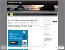 Tablet Screenshot of modulosdepago.wordpress.com