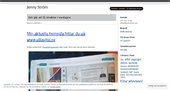 Desktop Screenshot of jennystrom.wordpress.com