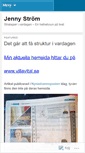 Mobile Screenshot of jennystrom.wordpress.com