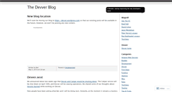 Desktop Screenshot of devver.wordpress.com