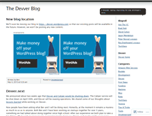 Tablet Screenshot of devver.wordpress.com