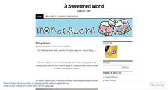 Desktop Screenshot of mondesucre.wordpress.com