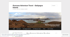 Desktop Screenshot of oatmachupicchuandgalapagos.wordpress.com