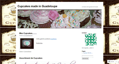 Desktop Screenshot of cupcakemadeinguadeloupe.wordpress.com