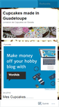 Mobile Screenshot of cupcakemadeinguadeloupe.wordpress.com
