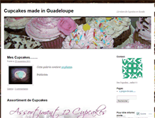 Tablet Screenshot of cupcakemadeinguadeloupe.wordpress.com