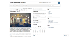 Desktop Screenshot of codastudio.wordpress.com