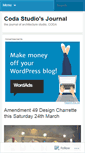 Mobile Screenshot of codastudio.wordpress.com