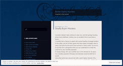 Desktop Screenshot of boiseidhomes.wordpress.com