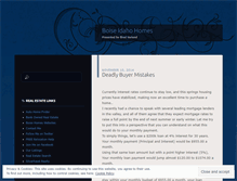Tablet Screenshot of boiseidhomes.wordpress.com