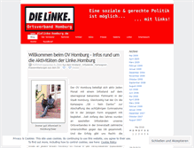 Tablet Screenshot of dielinkehomburg.wordpress.com